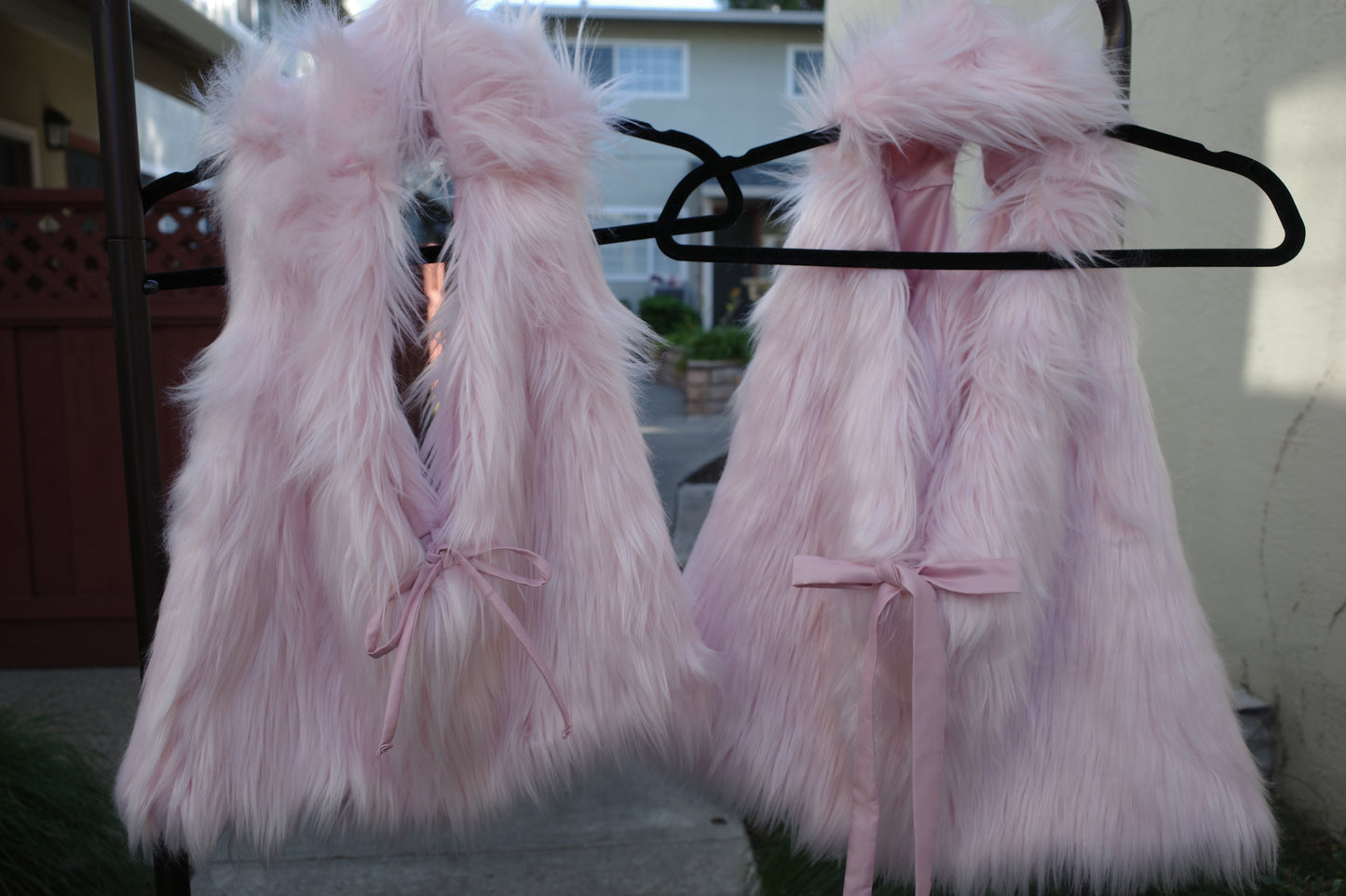 Carryall Fur Tote- Blush